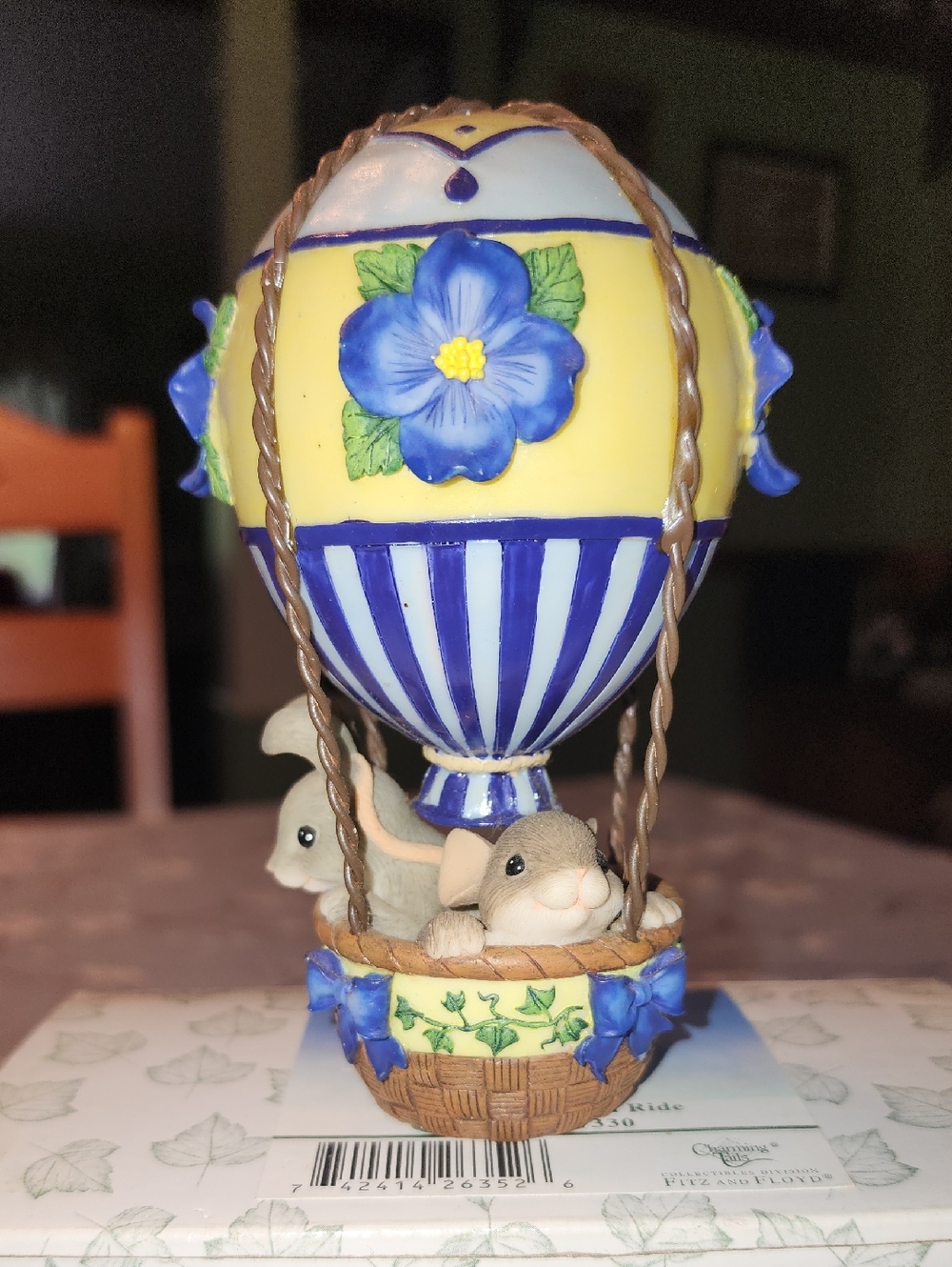 Charming Tails Colorful Balloon Ride Figurine